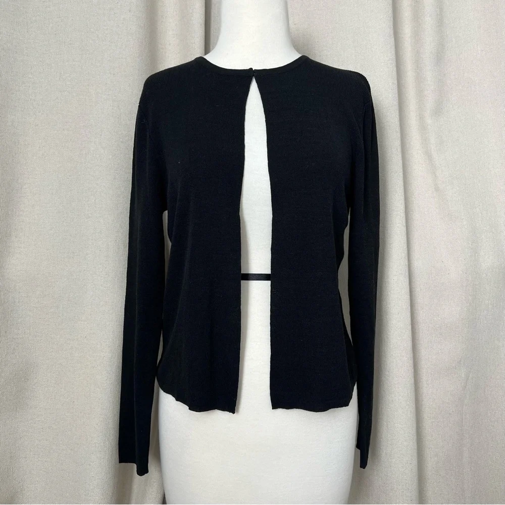 MOSCHINO Jeans Cardigan EU Size 38 US 4 Black